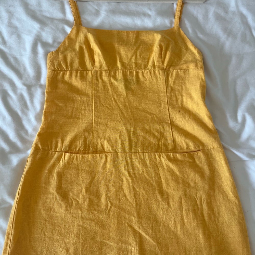 Urban Outfitters Sunshine Spaghetti Strap Mini Sundress